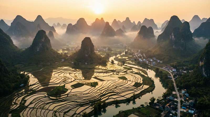 黑料冰雪大世界航拍视频